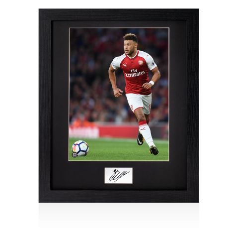 Framed Alex Oxlade-Chamberlain Signed Card - Arsenal