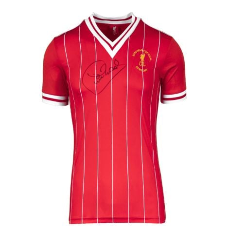 Phil Neal Signed Liverpool Shirt - 1984