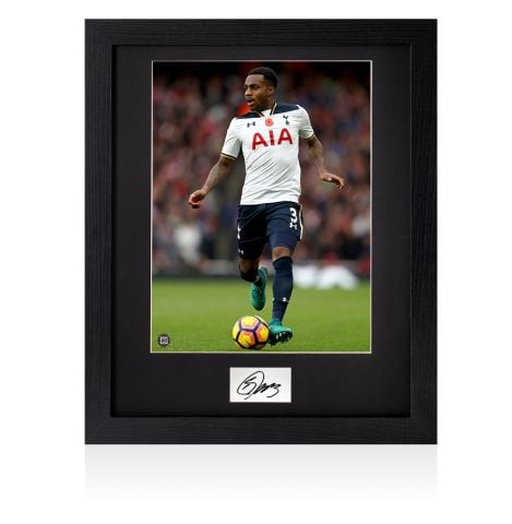 Framed Danny Rose Signed Card - Tottenham Hotspur