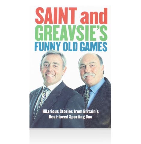 Jimmy Greaves Signed Book - Saint & Greavsie's Funny Old Games