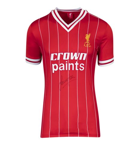 Sammy Lee Signed Liverpool Shirt - 1982