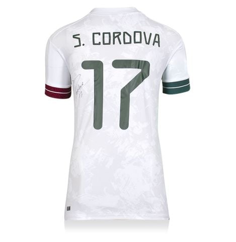 Sebastian Cordova Signed Mexico Shirt: Away, 2020-21