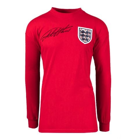 Sir Geoff Hurst Signed 1966 England Shirt - Score Draw