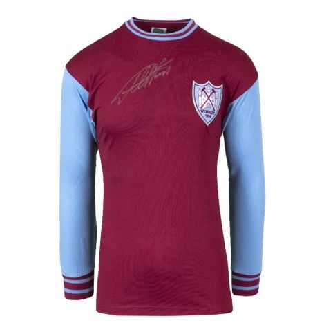 Sir Geoff Hurst Signed West Ham Shirt - 1964 FA Cup Final