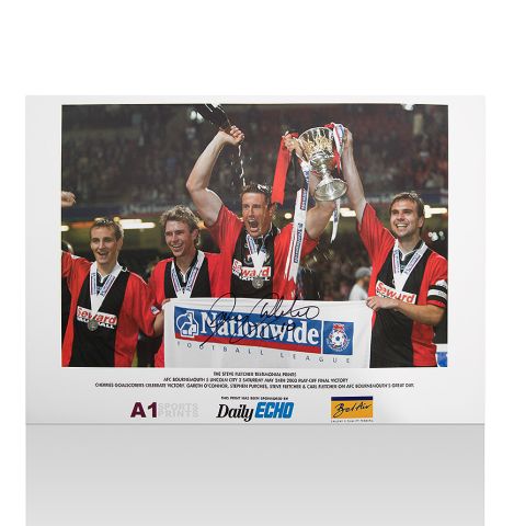 Steve Fletcher Signed AFC Bournemouth Photo