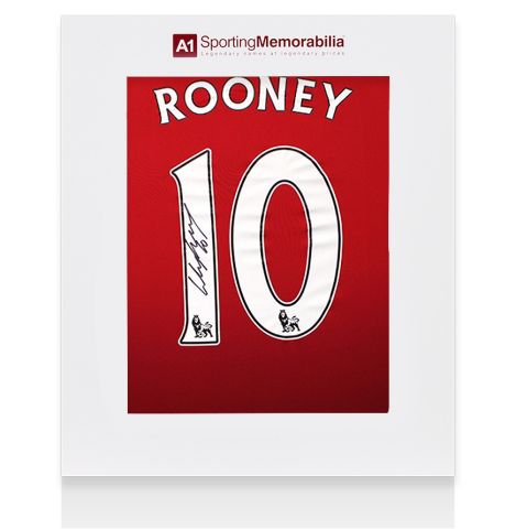 Wayne Rooney Signed Manchester United Shirt: Home, 2024-25 - Gift Box