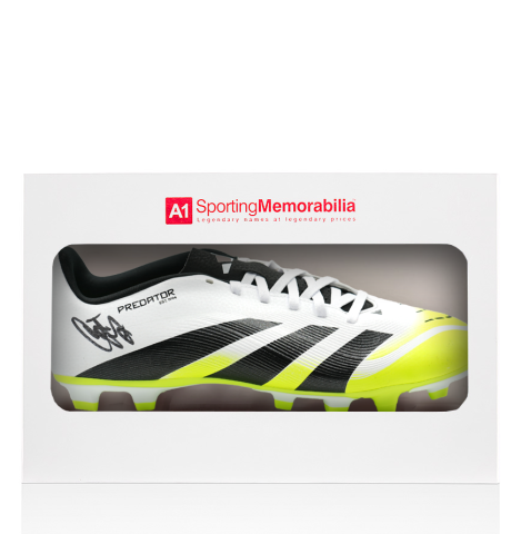 Duncan Ferguson Signed Boot: Adidas - Gift Box