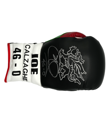 Joe Calzaghe Signed Black Boxing Glove