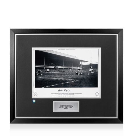 Premium Framed John Connelly Signed Burnley Photo - 1964