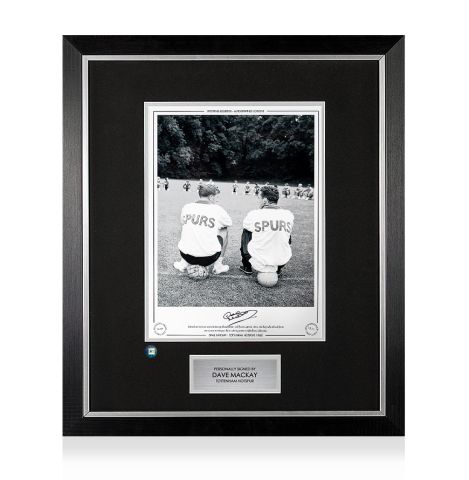 Premium Framed Dave Mackay Signed Tottenham Hotspur Photo - 1962
