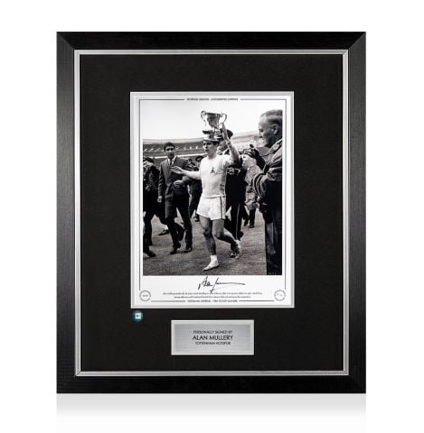 Premium Framed Alan Mullery Signed Tottenham Hotspur Photo - 1967 FA Cup Winners