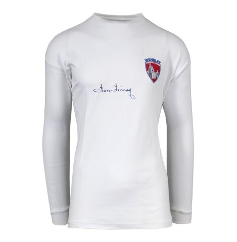 Sir Tom Finney Signed Shirt - Wembley Legends