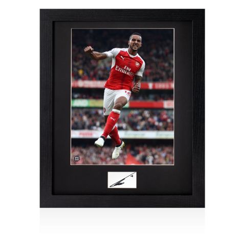 Framed Theo Walcott Signed Card - Arsenal