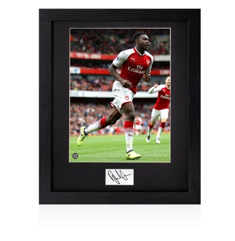 Framed Danny Welbeck Signed Card - Arsenal 