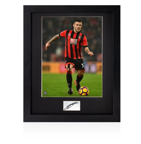 Framed Jack Wilshere Signed Card - AFC Bournemouth
