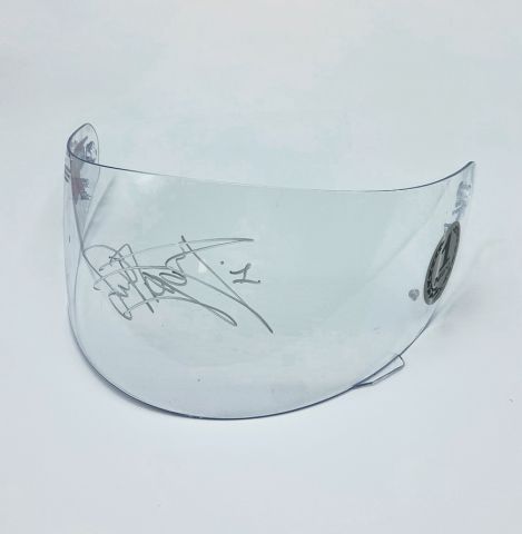 WAREHOUSE SECONDS Carl Fogarty Signed Helmet Visor