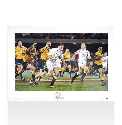 WAREHOUSE SECONDS Ben Cohen Signed England Rugby Photo - Grade C