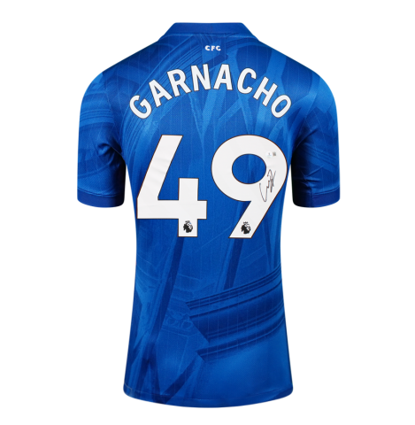 WAREHOUSE SECONDS Alejandro Garnacho Back Signed Chelsea 2025-26 Home Shirt - Grade A
