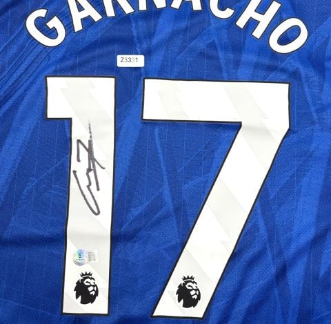 WAREHOUSE SECONDS Alejandro Garnacho Back Signed Chelsea 2025-26 Home Shirt - Grade A