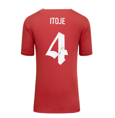 WAREHOUSE SECONDS Maro Itoje Back Signed British & Irish Lions 2025 Shirt - Grade B