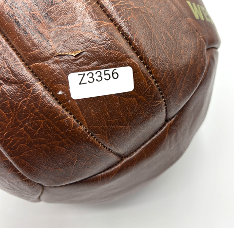 WAREHOUSE SECONDS Sir Geoff Hurst Signed West Ham Retro Football - Grade C