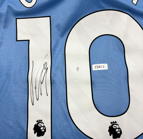WAREHOUSE SECONDS Jack Grealish Back Signed Manchester City 2023-24 Home Shirt - Grade C