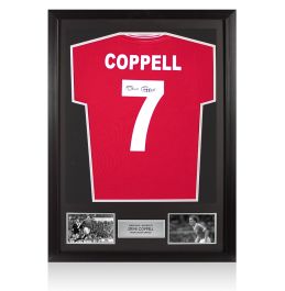Steve Coppell Signed Manchester United Jersey