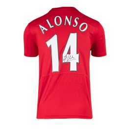 Xabi Alonso Signed Liverpool Shirt - 2005 Champions League Final