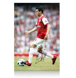 Cesc Fabregas signed Arsenal photo - Genuine Signed Sports Memorabilia