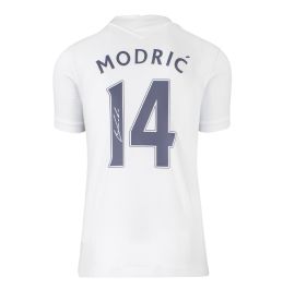 Luka Modric Signed Tottenham Hotspur Shirt - 2021-22, Home, Number