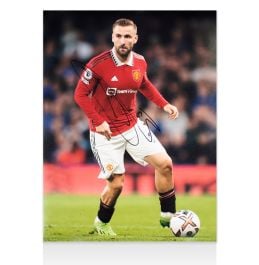 Luke Shaw Signed Photo