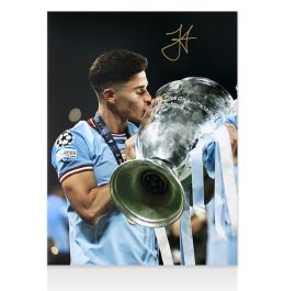 Julian Alvarez Signed Photo