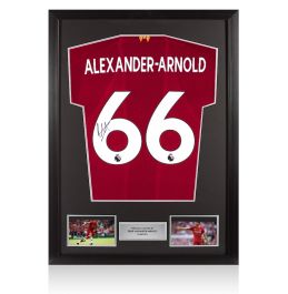 PRE-FRAMED Trent Alexander-Arnold Signed Liverpool 2019/20 Shirt