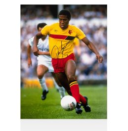 John Barnes Signed Photo