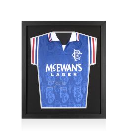 Brian Laudrup Signed Rangers Jersey