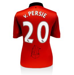 Robin Van Persie Signed Manchester United Shirt - 2013-2014