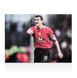 Roy Keane Signed Photo