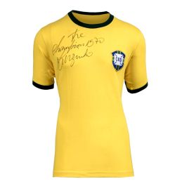 Jairzinho Signed Brazil Jersey