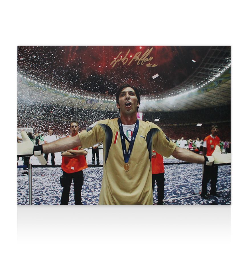 Gianluigi Buffon Signed Italy Photo: 2006 World Cup Winner - Genuine ...