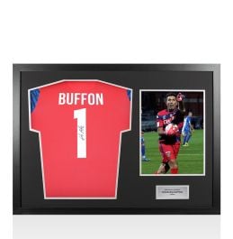 Framed Gianluigi Buffon Signed Parma Goalkeeper Shirt: 2021-22 ...
