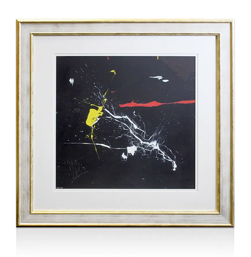 Framed Cesc Fabregas Signed Print - Impact Art - Genuine Signed
