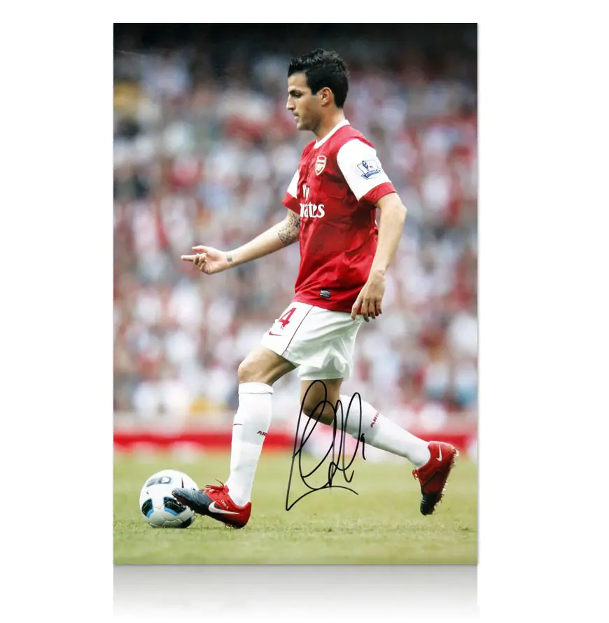 Cesc Fàbregas サイン入り写真 フレーム付き Cesc Fabregas signed Arsenal photo - Genuine Signed Sports Memorabilia