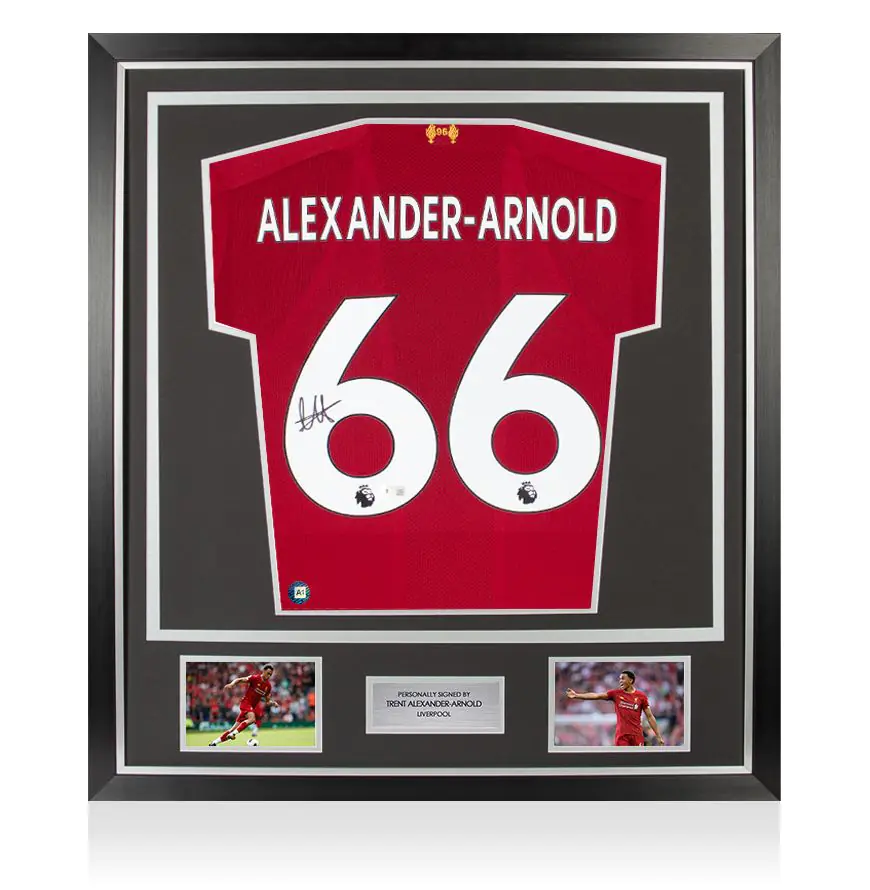 Framed Trent Alexander-Arnold Signed Liverpool Shirt - 2019-20