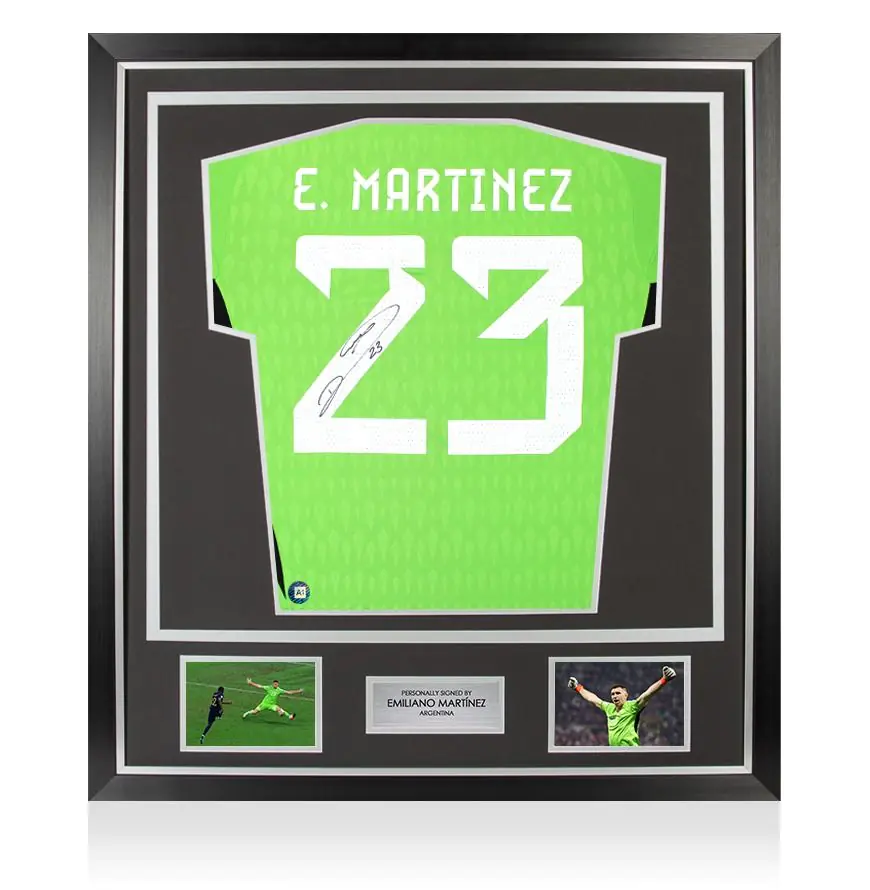 Emiliano Martinez signed Argentina memorabilia