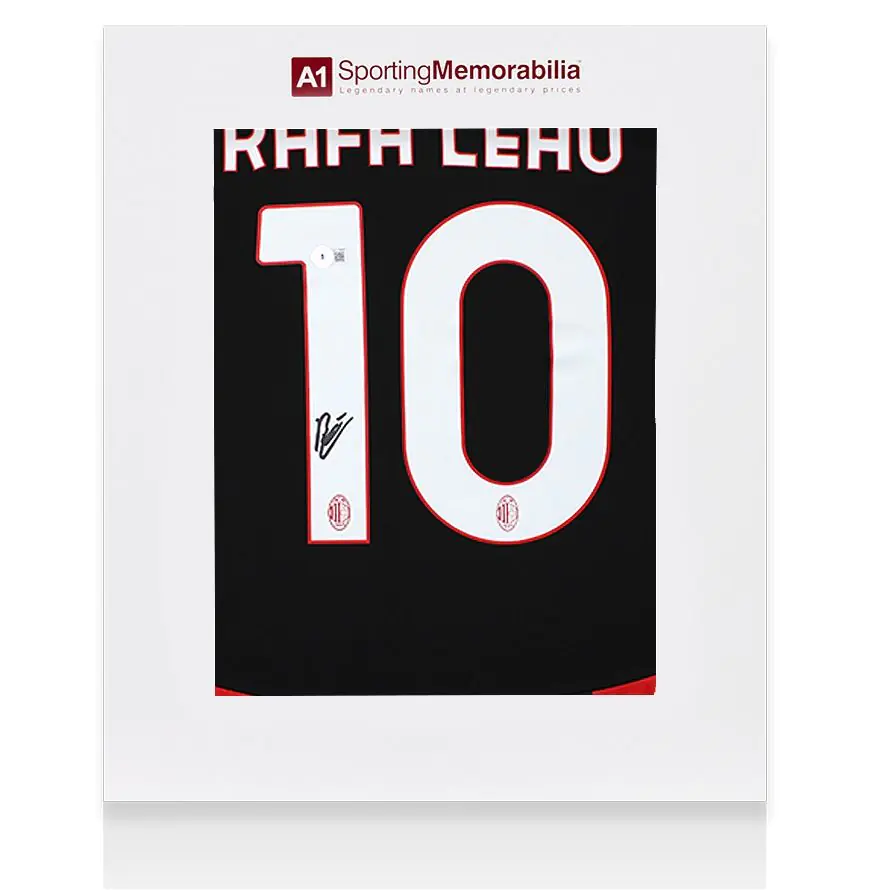 Rafael Leao Signed AC Milan Shirt: 2025-26 - Gift Box - Genuine