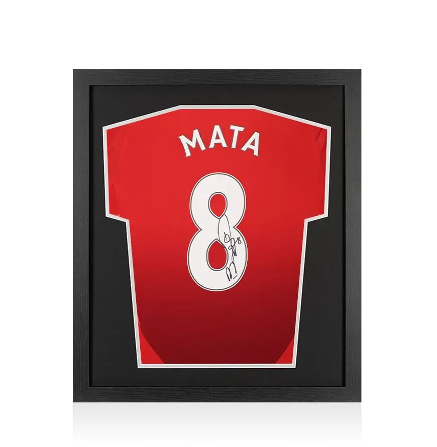 Juan Mata Signed Man United Shirt | A1 Memorabilia - Genuine