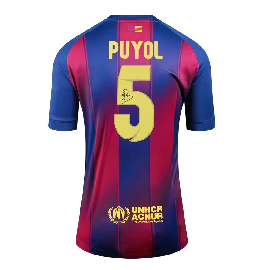 Carles Puyol Signed Barcelona Shirt | A1 Memorabilia - Genuine