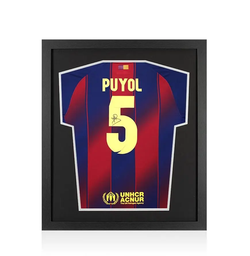 Carles Puyol Signed Barcelona Shirt | A1 Memorabilia - Genuine