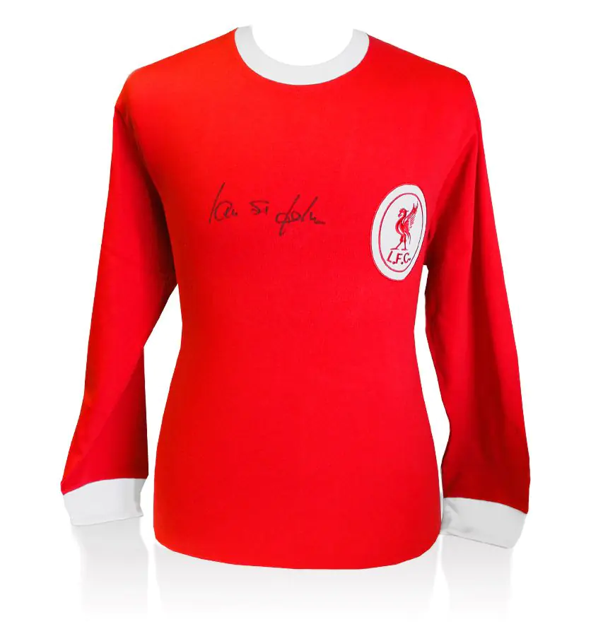 Liverpool 1964 Shirt Signed by Ian St John