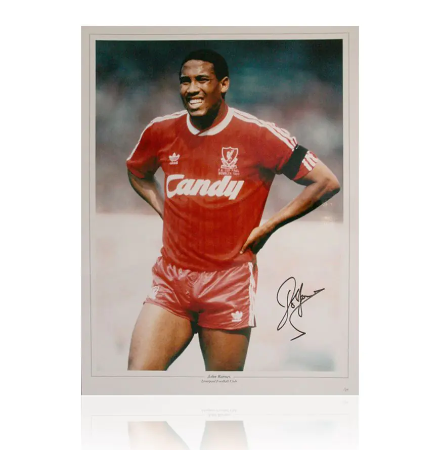 John Barnes, ancien joueur d'Angleterre et du Liverpool FC, photo